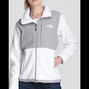 White North Face Denali Jacket -women’s